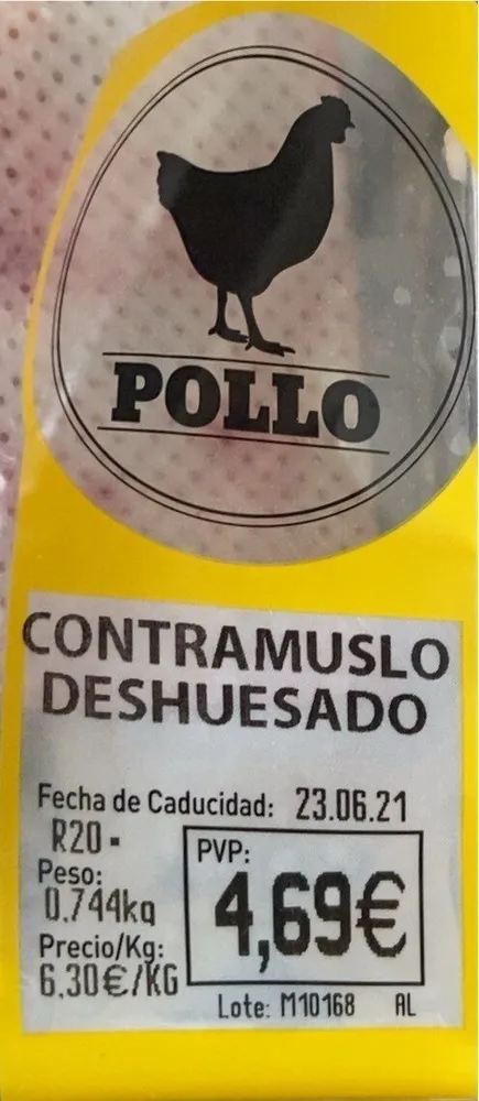 Contramuslo deshuesado