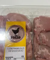 Contramuslo de pollo sin piel y sin hueso