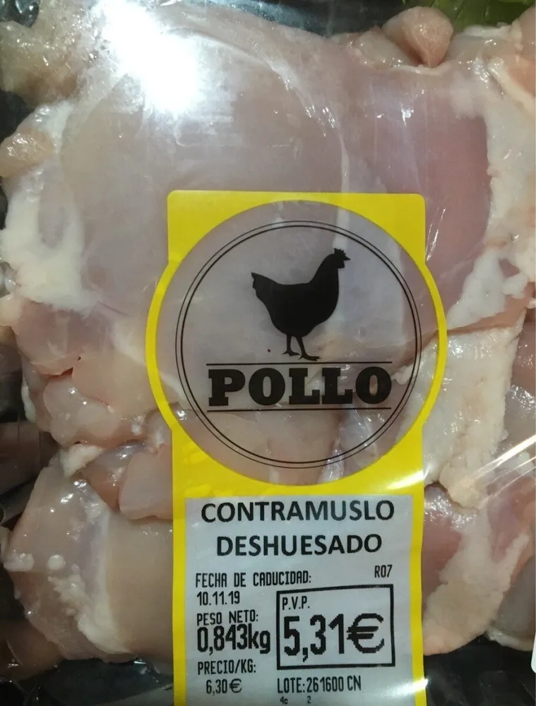 Contramuslo Deshuesado