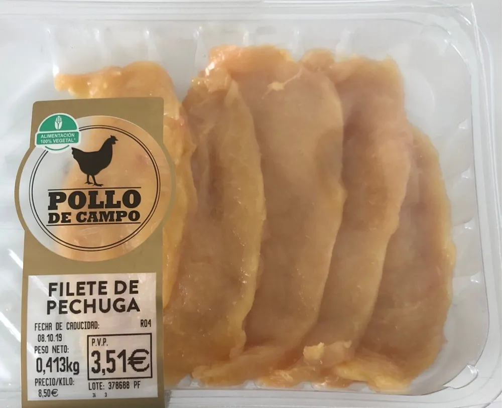 Pollo de campo pechugas