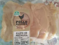 Filete de pechuga de pollo rural