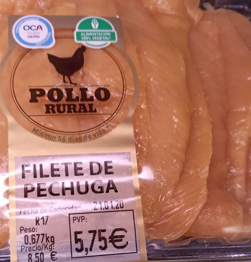 Pollo fresco