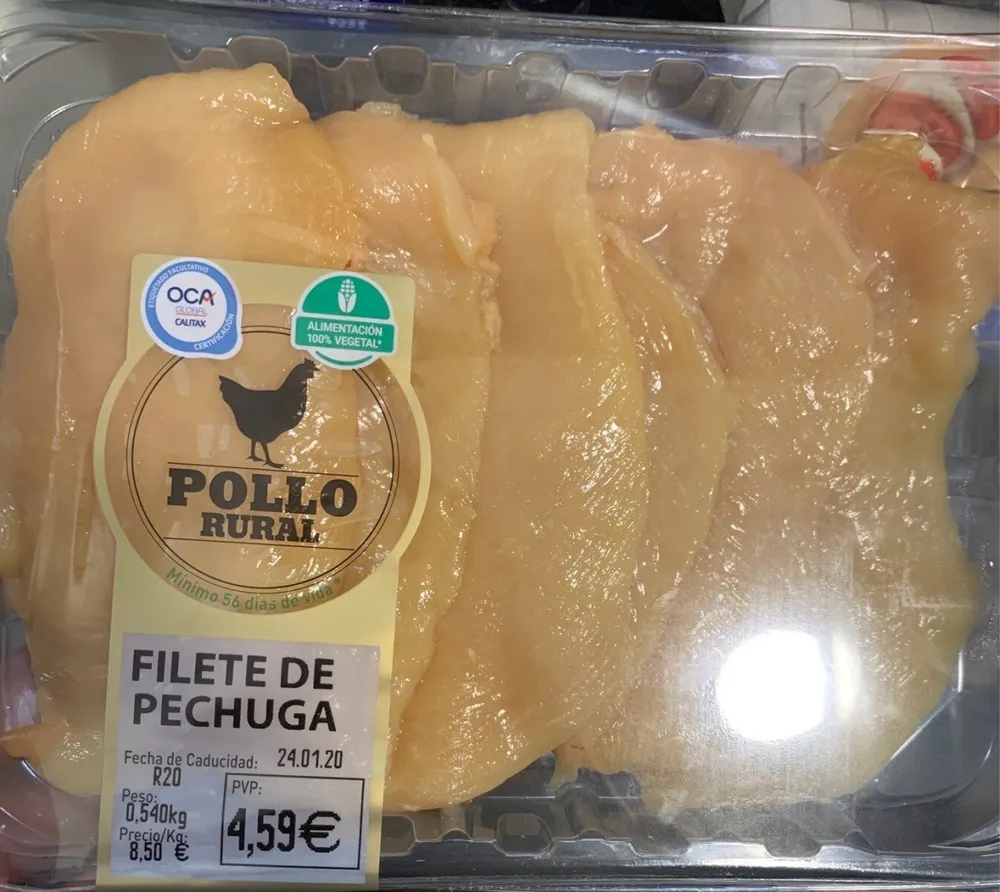 Filetes de pechuga