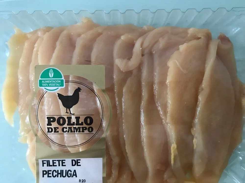 Filete de pechuga de pollo de campo