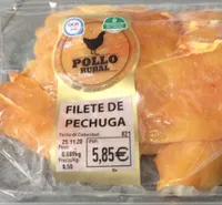 Filete de prchuga de pollo rural