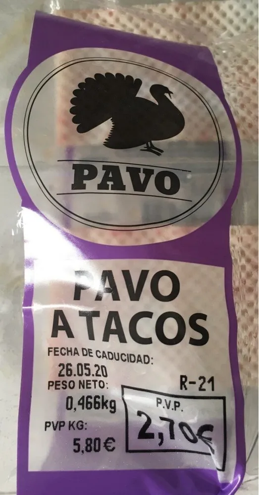 Pavo a Tacos