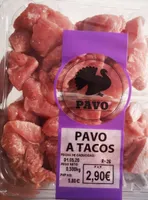 Pavo a tacos