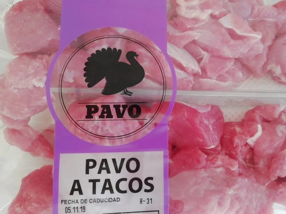 Pavo a tacos