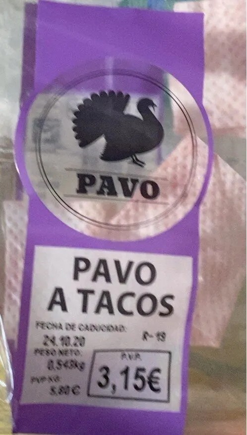 Estofado de pavo (procedente del muslo)