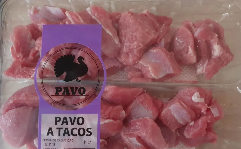 Pavo a tacos