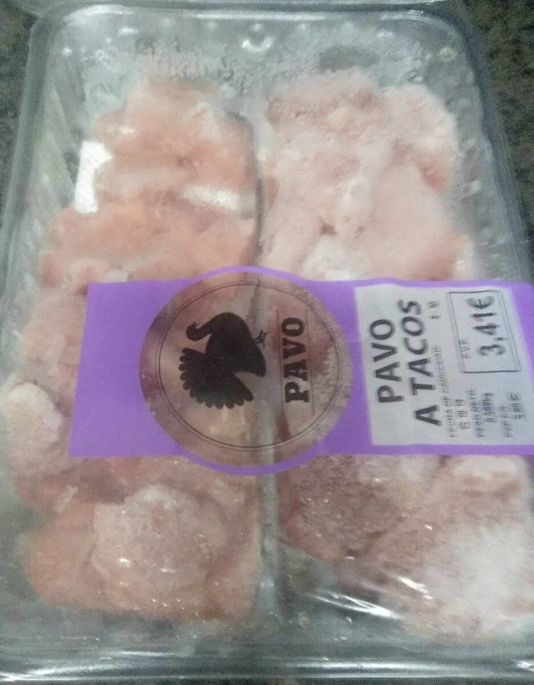 Pavo a tacos