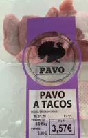 Pavo a tacos