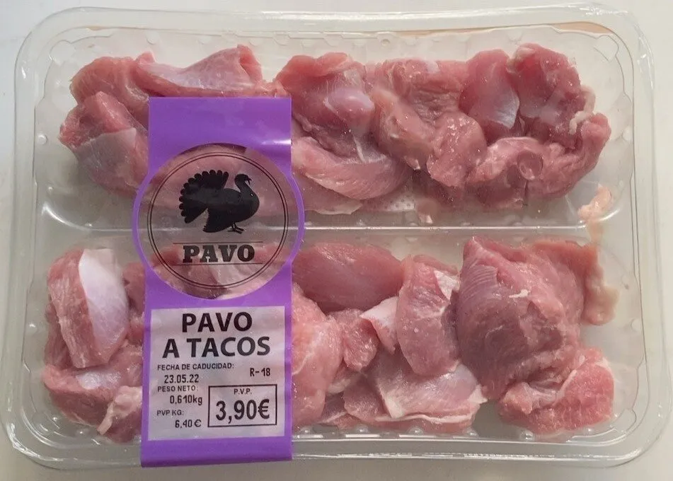 Pavo a tacos