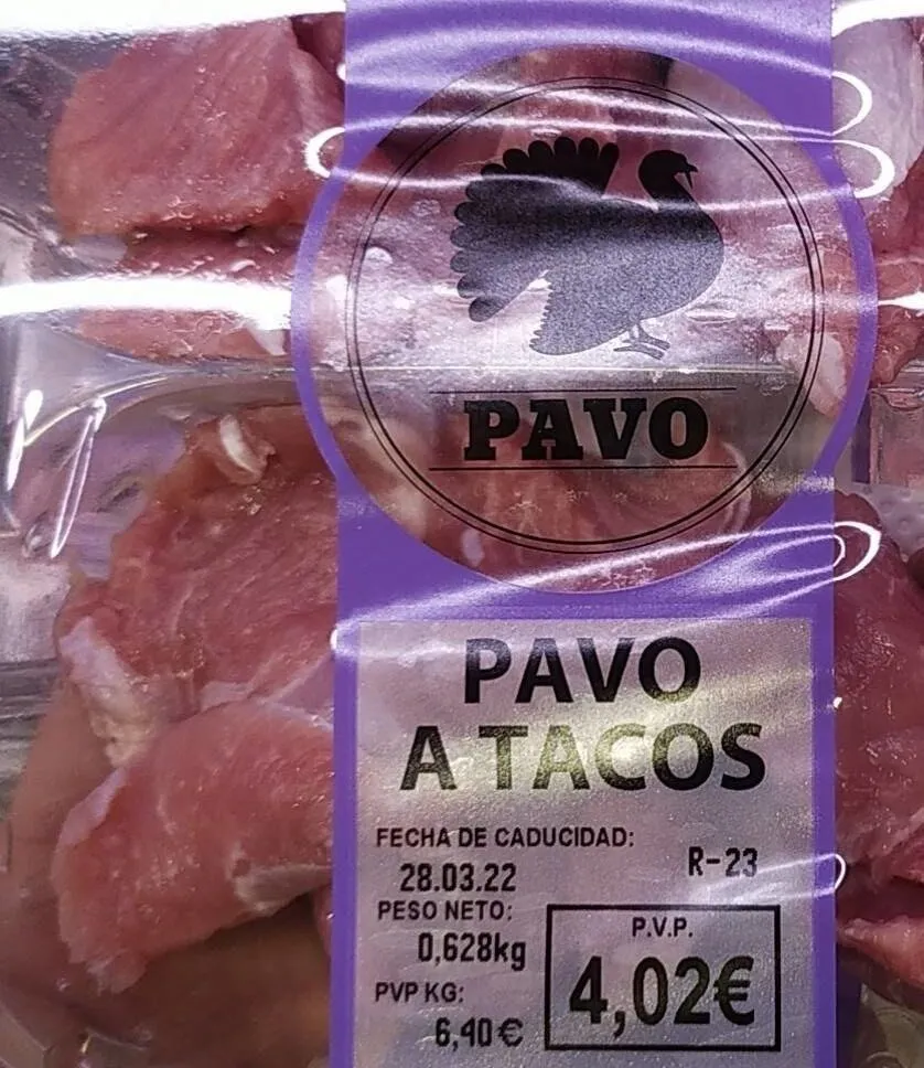 Pavo a tacos