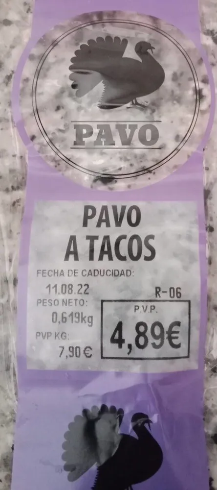 Pavo a tacos