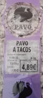Pavo a tacos