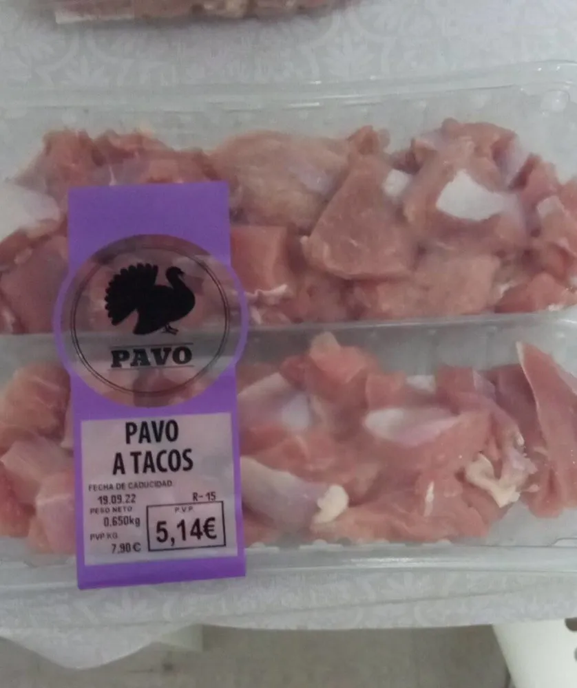 Pavo a tacos