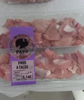 Pavo a tacos