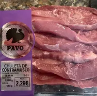 Chuleta de contramuslo de pavo