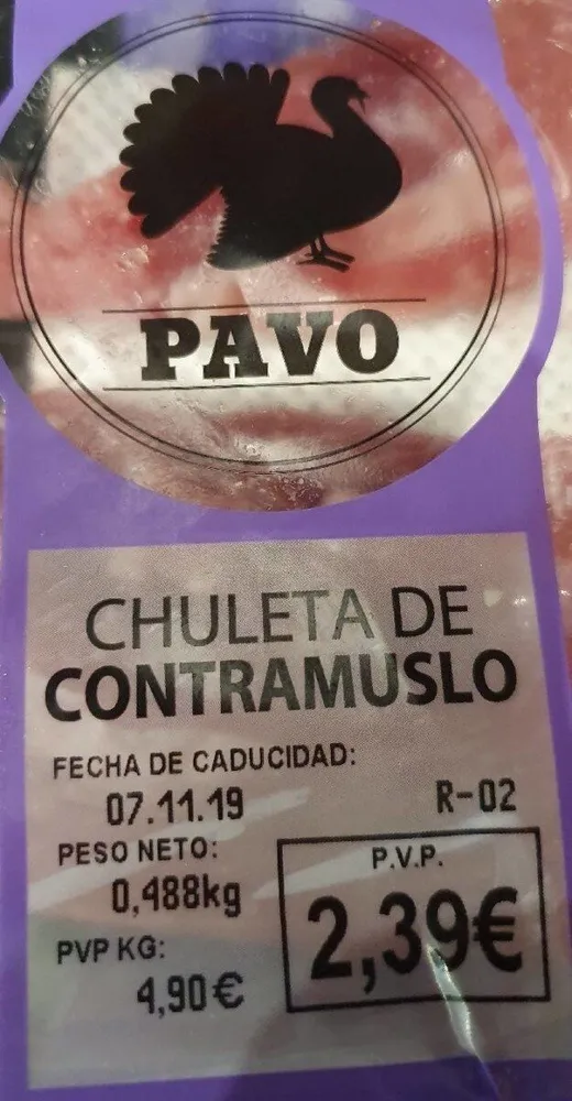 Chuleta de contramuslo