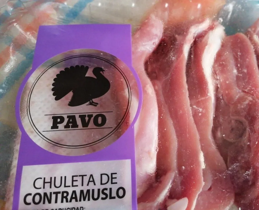 Chuleta de contramuslo de pavo