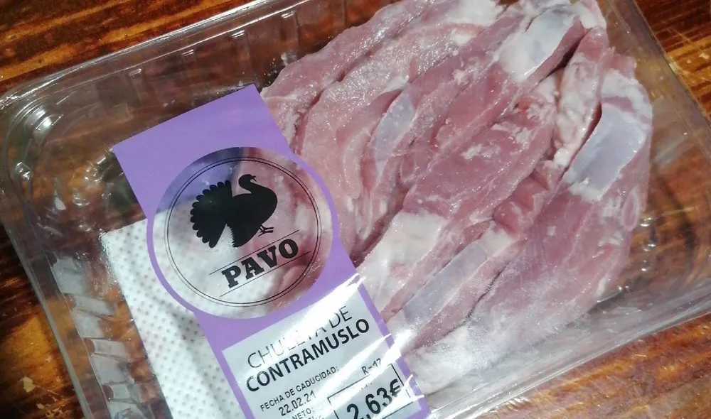 Chuletas de contramuslo de pavo