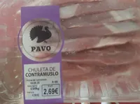 Chuleta de contramuslo de pavo