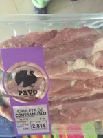 Chuleta de contramuslo de pavo