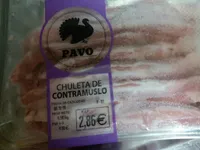 Pavo chuleta de contramuslo