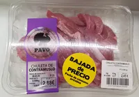 Chuleta de contramuslo de pavo