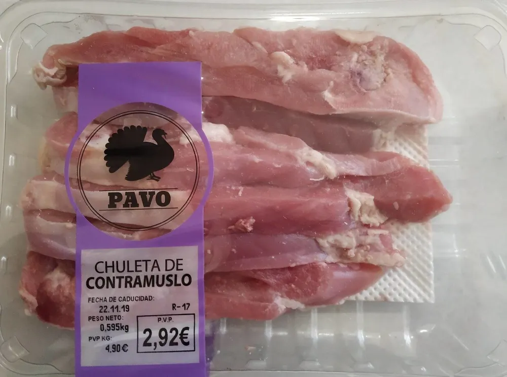 Chuleta de Contramuslo de Pavo