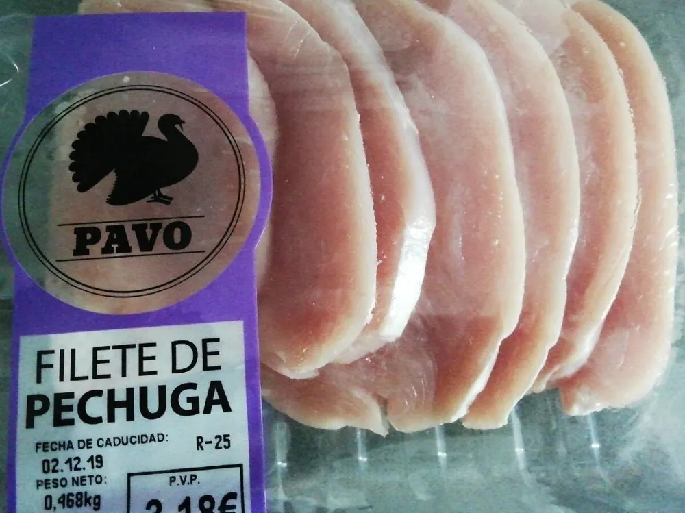 Filete de pechuga de pavo