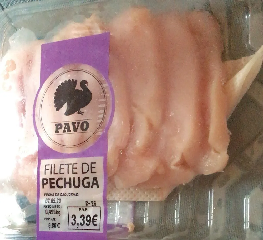 Filete de Pechuga Pavo