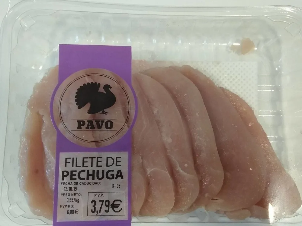 Filete de pavo