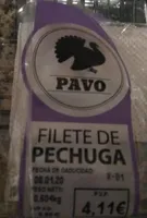 Filete de pechuga de pavo
