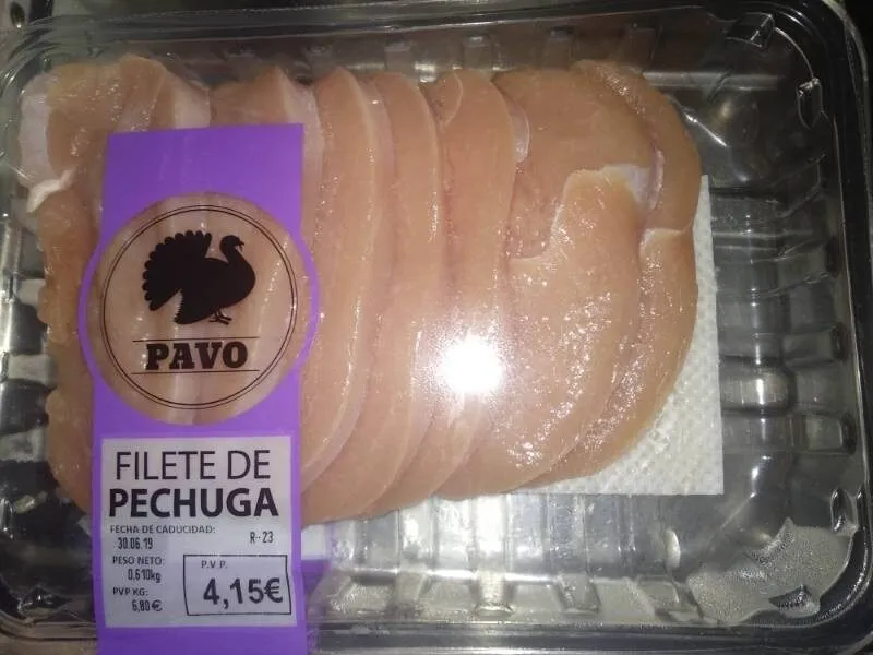 Filete de pechuga de pavo