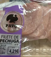 Filete de pechuga de pavo