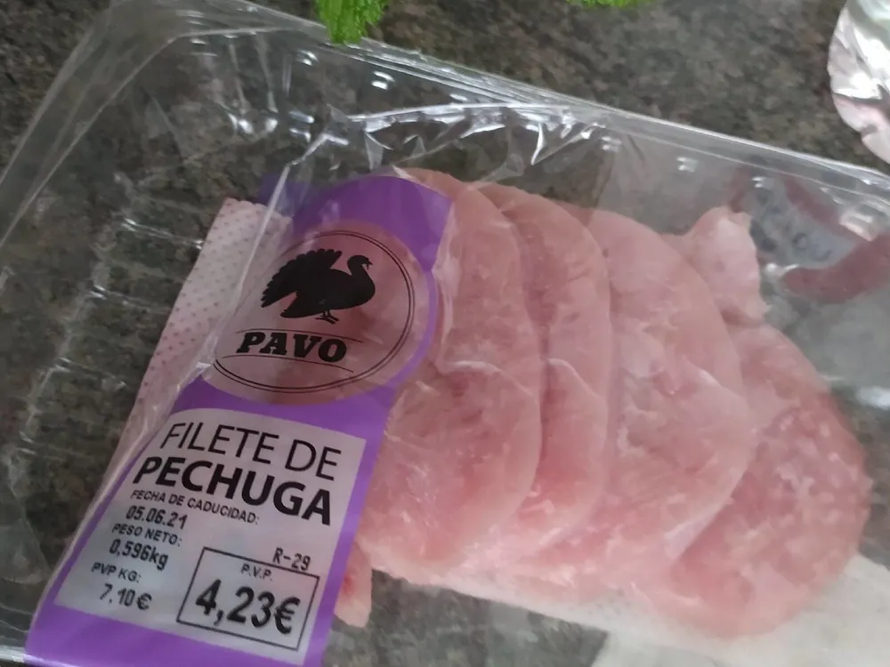 Filete de pechuga de pavo