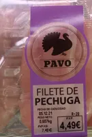 Filete de pechuga de pavo
