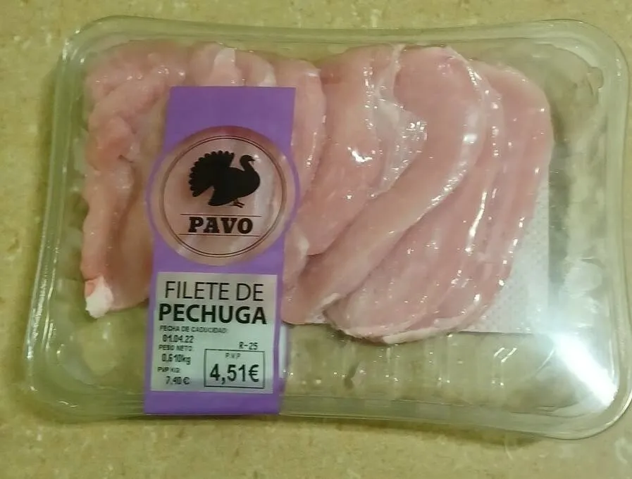 Filete de pavo