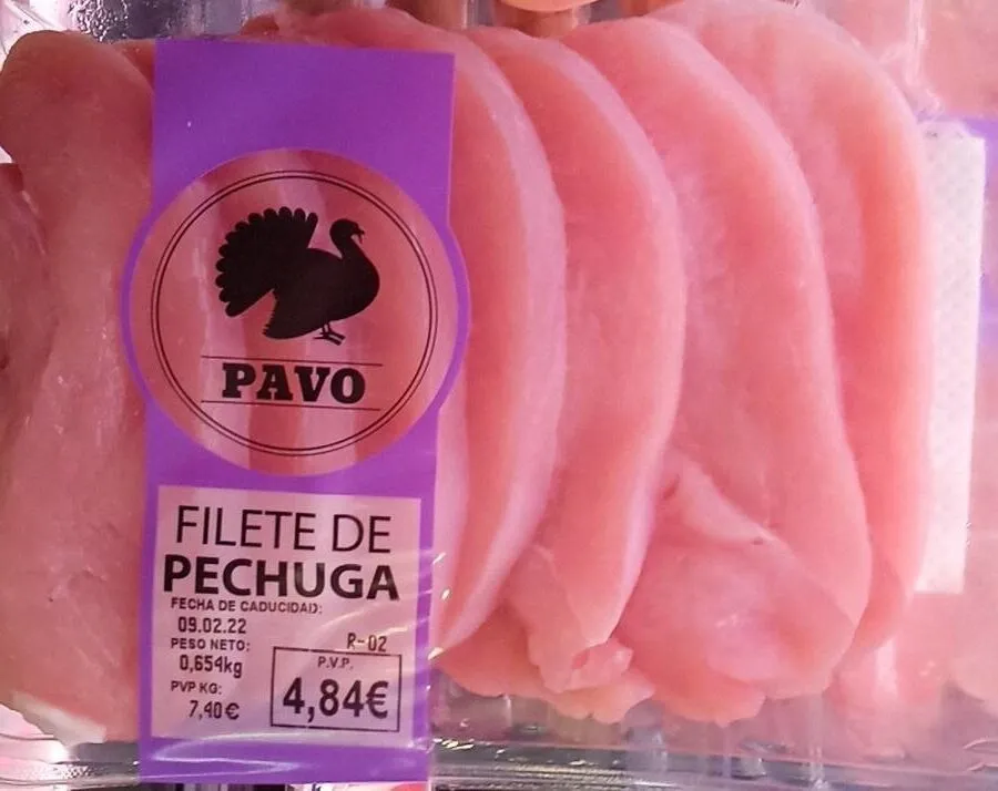 Filetes de pavo