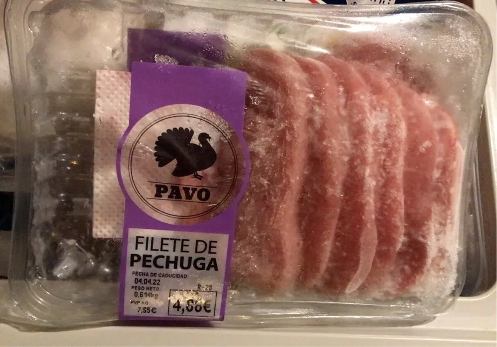 Filete de pechuga pavo