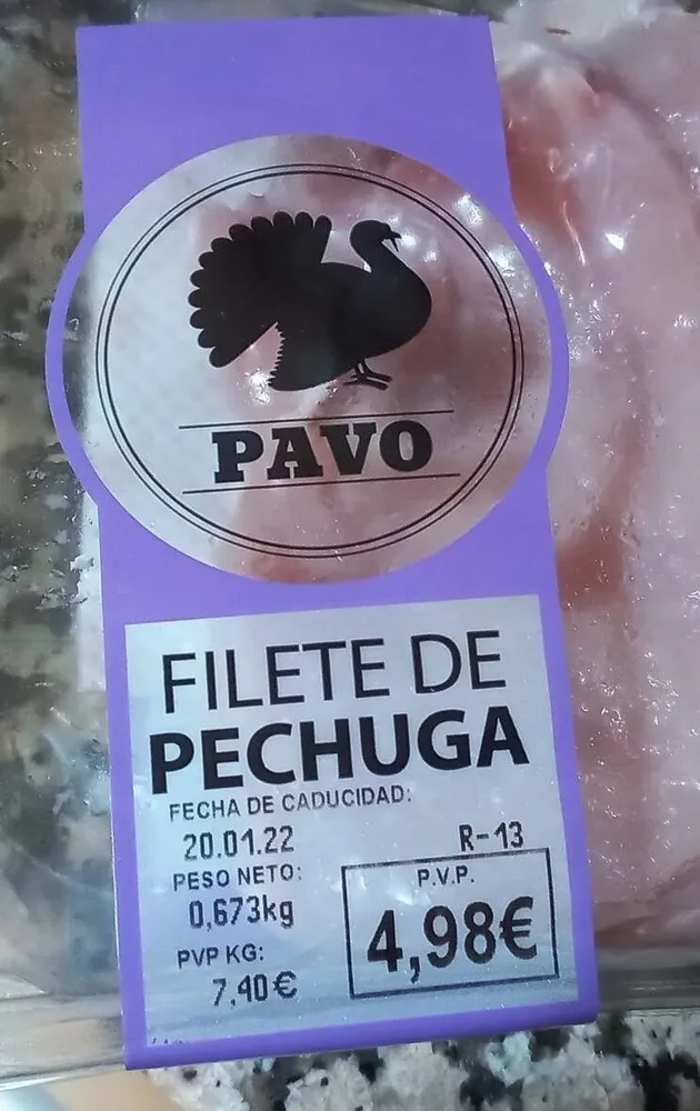 Filete de pavo