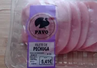 Filete de pechuga pavo