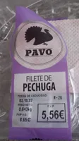 Filetes pechuga de pavo