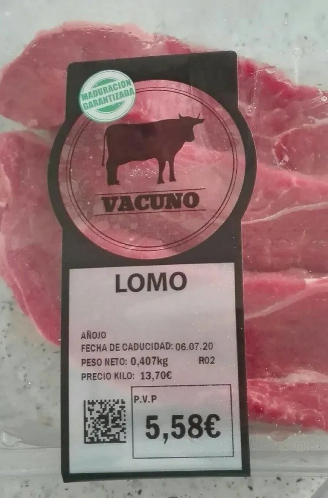 Filete añojo vaca