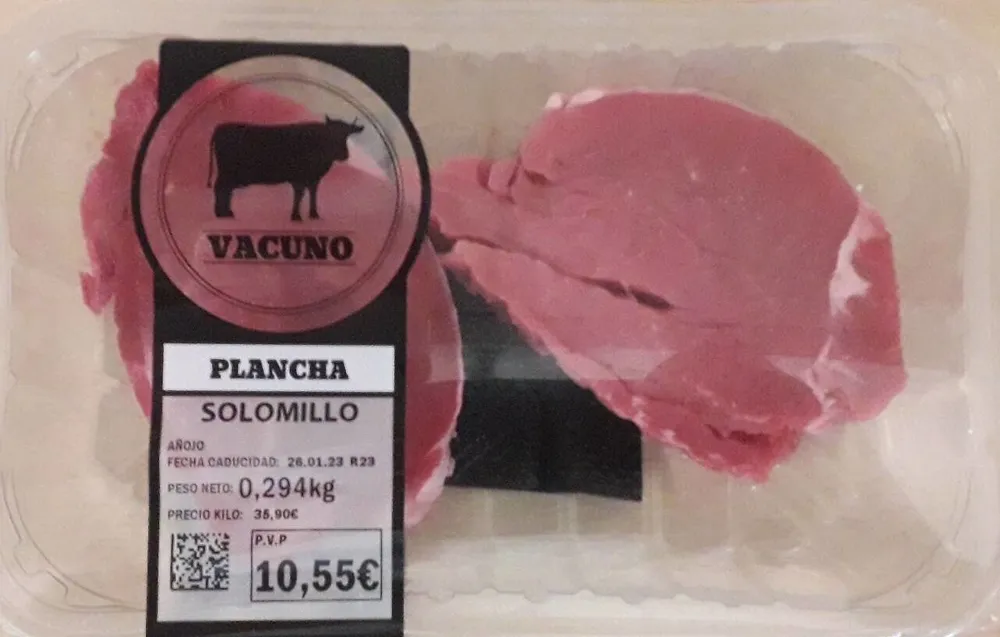 Solomillo vacuno