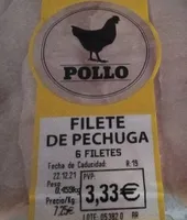Pollo filete de pechuga