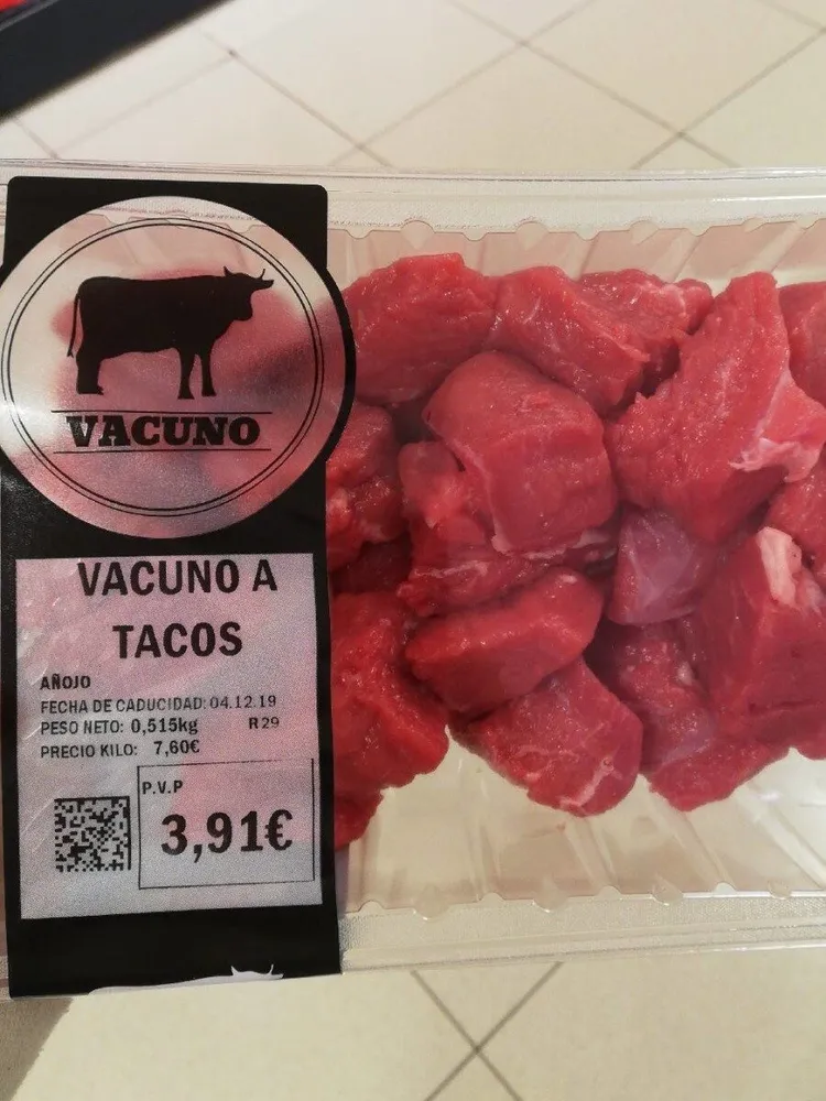 Vacuno a tacos