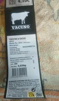 Vacuno a tacos